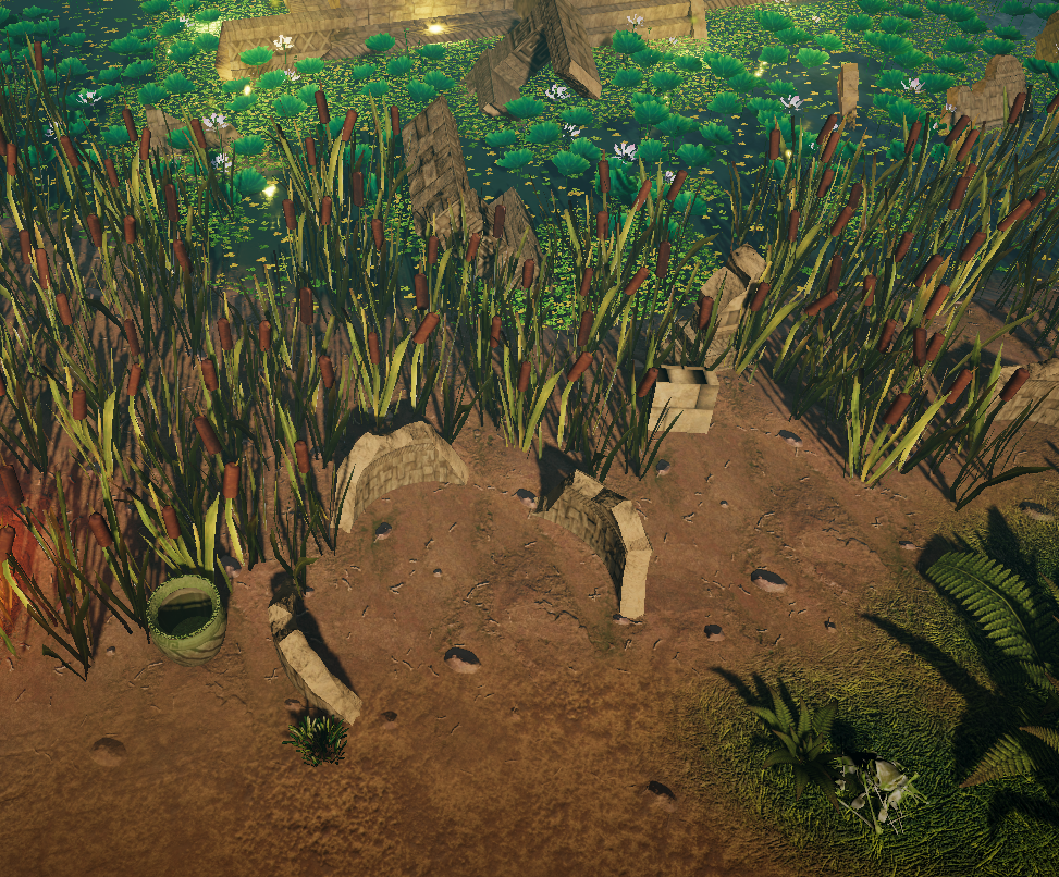 Shoreline environment artwork