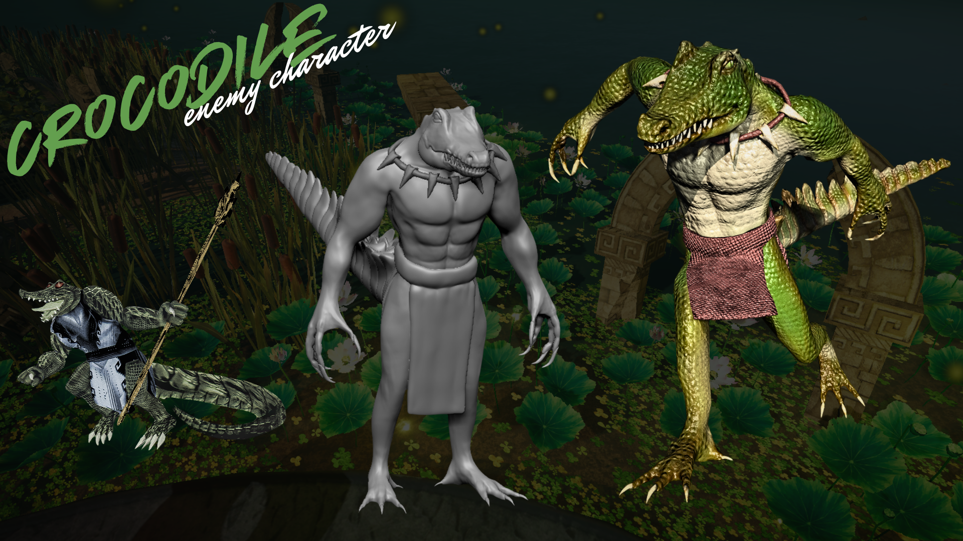 Crocodile character